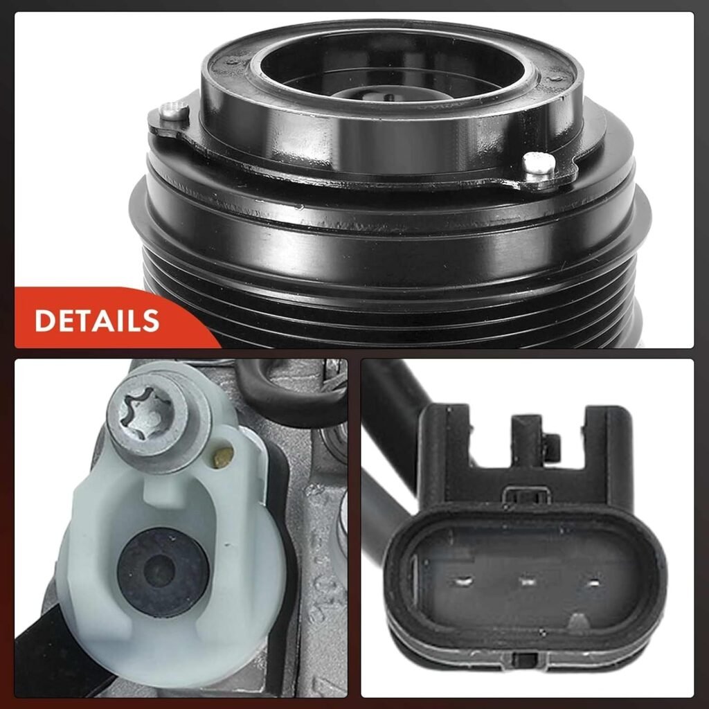 A-Premium A/C Compressor with Clutch Compatible with 2014-2016 Mercedes-Benz Sprinter 2500, Sprinter 3500  2014 Freightliner Sprinter 2500, 2.1L 2.2L
