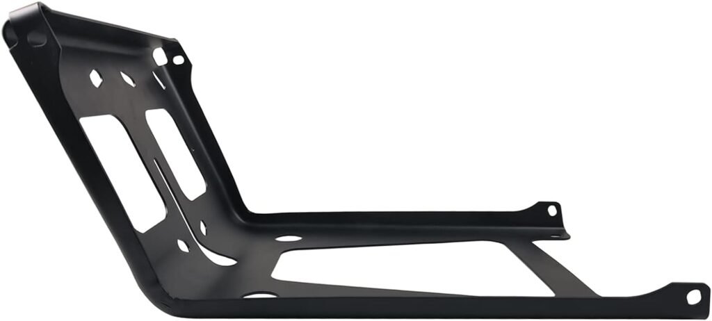 ASTAMOTOR 2 PCS Driver Passenger Side Front Bumper Bracket Black Aluminum Fit For 2007-2017 Freightliner Cascadia