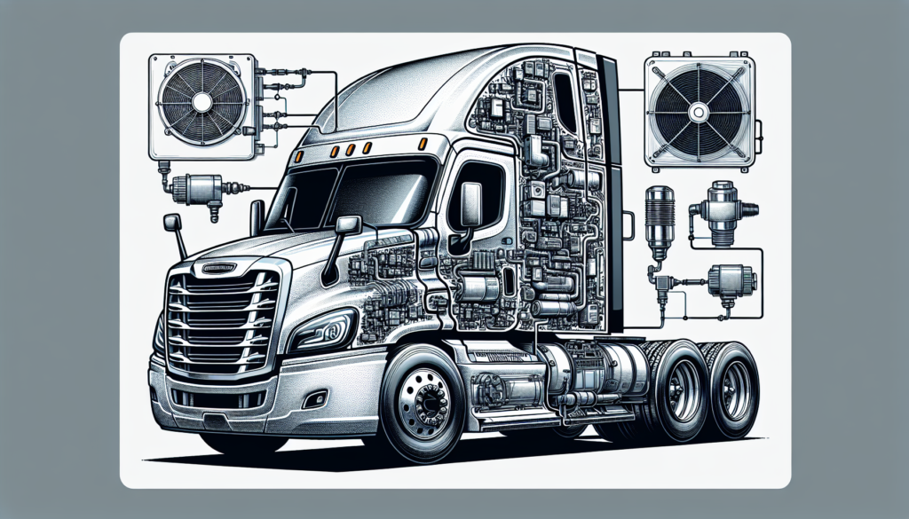 How Can You Diagnose Airflow Issues In The Condenser Of A Freightliner Cascadia A/C System?