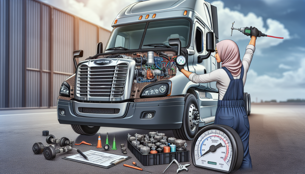 How Do You Troubleshoot A Fluctuating Temperature Issue In A Freightliner Cascadias A/C System?
