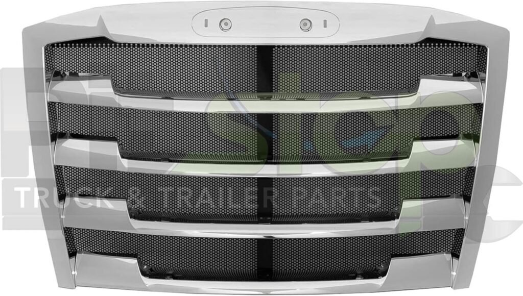 Freightliner Cascadia New Gen 2018-Current Chrome Front Radiator Grille Grill Bug Screen