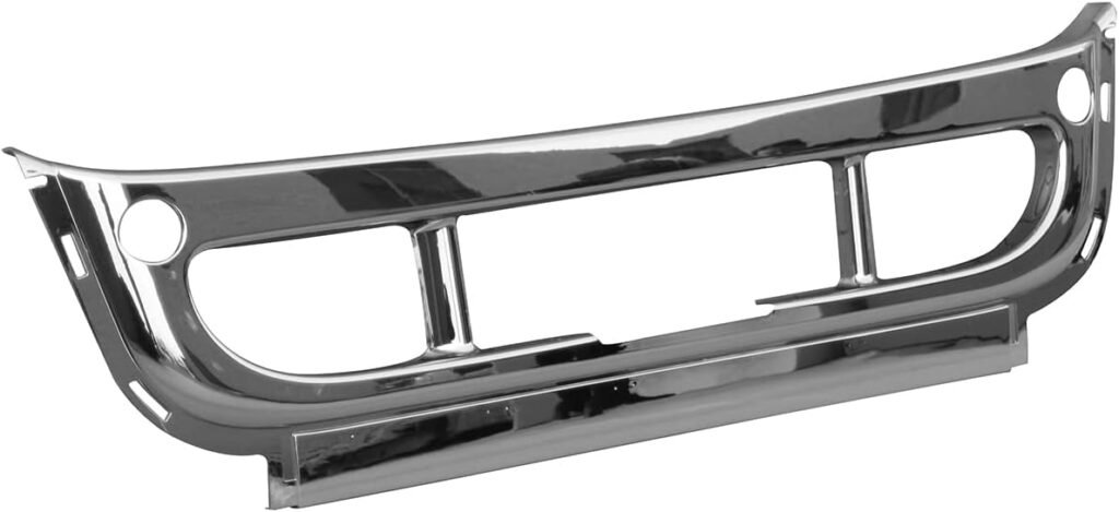LOSTAR Front Bumper Center Cover Chrome Facia for 2008-2017 Freightliner Cascadia