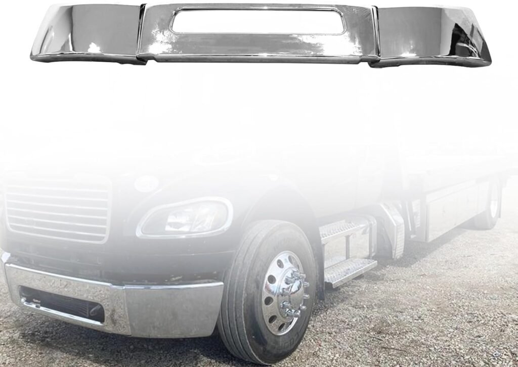 3 PCS Bumper Chrome For 2003-2021 Freightliner M2 106 112 Business Class Silver