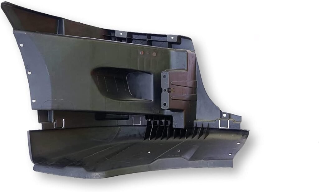 Kozak Bumper Corner Inner Reinforcement Without Fog Light Holes Right (Passenger) Side Only for Freightliner Cascadia PLUS Freightliner Logo, 2x22 Windshield Wipers and KOZAK Reflective Vest
