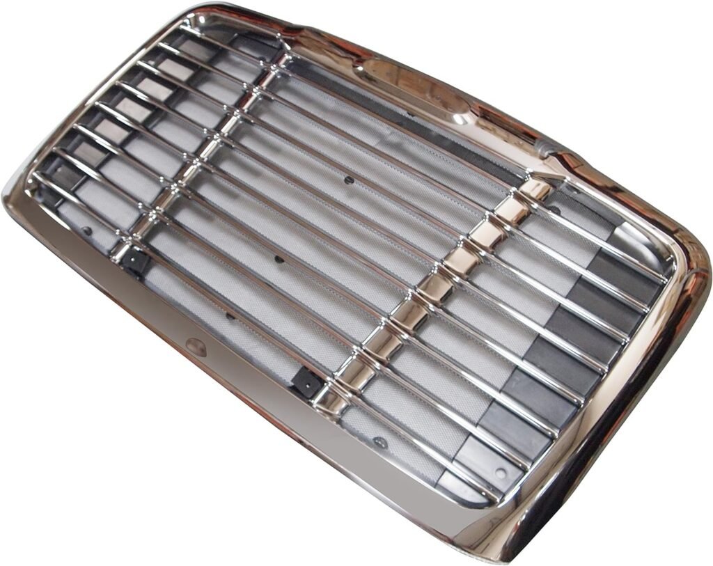 QSC Complete Chrome Bumper Fog Light Grille Set for Freightliner Cascadia 08-16