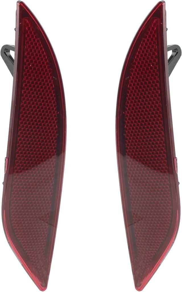 Rear Bumper Reflector Set Compatible with Chevy Malibu 2016-2022 Rear Left Right Set of 2 Bumper Reflectors GM1185113 GM1184113 23174490 23174489